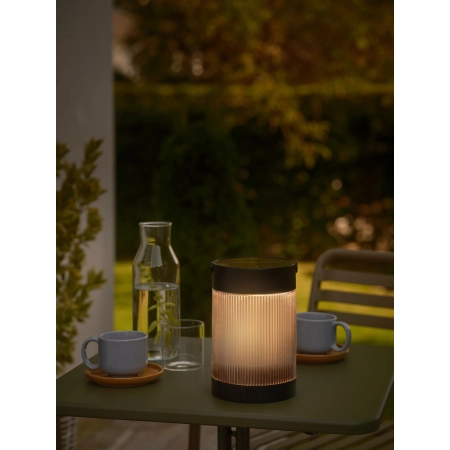 Lampa przenośna zewnętrzna LED z ryflowanym kloszem IP44 LED 3,2 Coupar NO2518215003 - Nordlux
